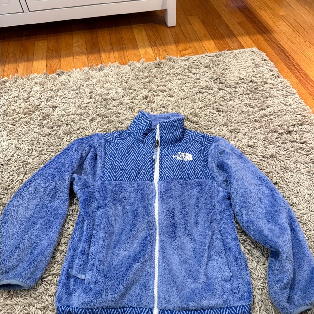 The North Face Kids Blue Chevron Fleece Jacket
